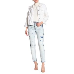GRLFRND Karolina Sun Bleach High Rise Skinny Jeans